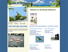 Tablet Screenshot of bonairebirds.com